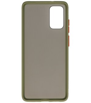 Kleurcombinatie Hard Case voor Samsung Galaxy S20 Plus Groen