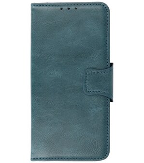 Portemonnee Wallet Case Hoesje voor Huawei P Smart (2020) - Blauw