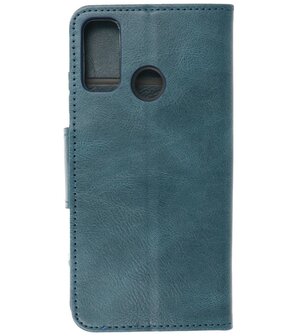 Portemonnee Wallet Case Hoesje voor Huawei P Smart (2020) - Blauw