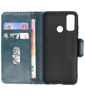 Portemonnee Wallet Case Hoesje voor Huawei P Smart (2020) - Blauw