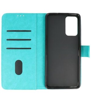 Booktype Wallet Case Telefoonhoesje voor Samsung Galaxy A72 5G - Groen