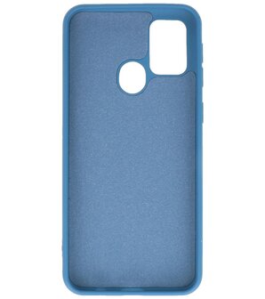 2.0mm Dikke Fashion Backcover Telefoonhoesje voor Samsung Galaxy M21 - Navy