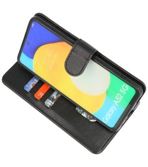 Booktype Wallet Case Telefoonhoesje voor Samsung Galaxy A52 / A52 5G / A52s 5G - Zwart