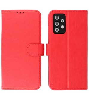 Booktype Wallet Case Telefoonhoesje voor Samsung Galaxy A52 / A52 5G / A52s 5G - Rood