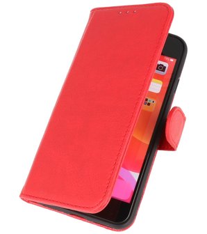 iPhone SE 2020 - iPhone 8 - iPhone 7 Hoesje Book Case Telefoonhoesje Rood