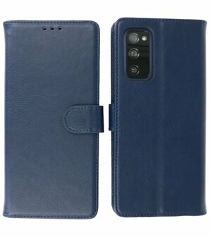 Booktype Wallet Case Telefoonhoesje voor Samsung Galaxy S23 FE - Navy