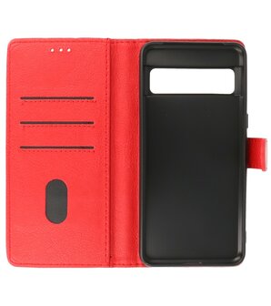 Google Pixel 8 Pro Hoesje Book Case Portemonnee Telefoonhoesje - Rood