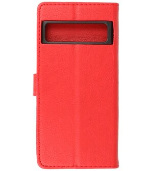 Google Pixel 8 Pro Hoesje Book Case Portemonnee Telefoonhoesje - Rood