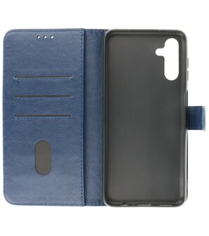 Samsung Galaxy A15 Hoesje Book Case Portemonnee Telefoonhoesje - Navy