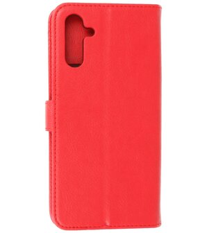 Samsung Galaxy A15 Hoesje Book Case Portemonnee Telefoonhoesje - Rood