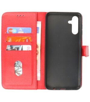 Samsung Galaxy A15 Hoesje Book Case Portemonnee Telefoonhoesje - Rood