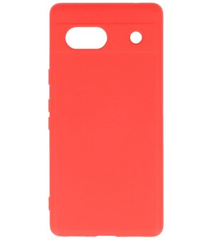 Fashion Color TPU Hoesje Google Pixel 7A Rood