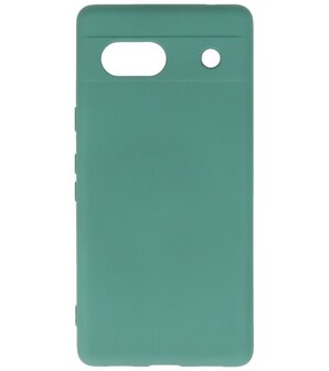 Fashion Color TPU Hoesje Google Pixel 7A Donker Groen