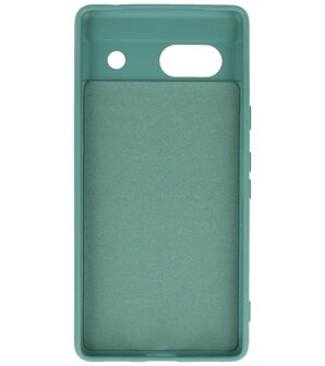 Fashion Color TPU Hoesje Google Pixel 7A Donker Groen