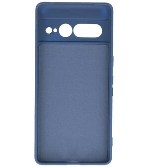 Fashion Color TPU Hoesje Google Pixel 7 Pro Navy