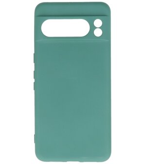 Fashion Color TPU Hoesje Google Pixel 8 Pro Donker Groen