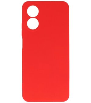 Fashion Color TPU Hoesje OPPO A78 4G Rood