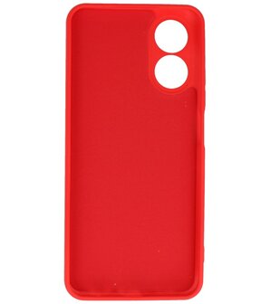 Fashion Color TPU Hoesje OPPO A78 4G Rood