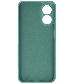 Fashion Color TPU Hoesje OPPO A78 4G Donker Groen