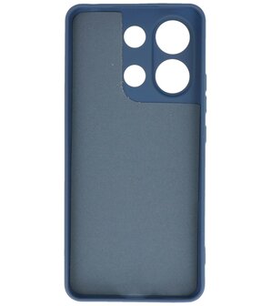 Fashion Color TPU Hoesje Xiaomi Redmi Note 13 4G Navy