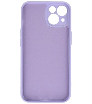 iPhone 13 Hoesje - 2.0mm Dikke Fashion Telefoonhoesje Backcover - Paars