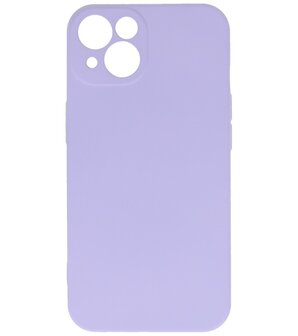 iPhone 13 Hoesje - 2.0mm Dikke Fashion Telefoonhoesje Backcover - Paars