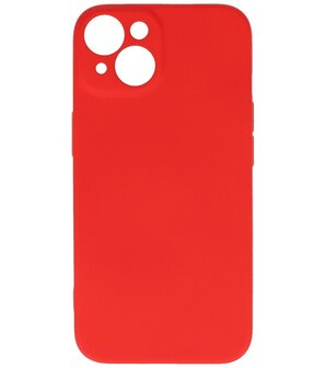 iPhone 14 Hoesje - 2.0mm Dikke Fashion Telefoonhoesje Backcover - Rood