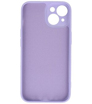 iPhone 14 Hoesje - 2.0mm Dikke Fashion Telefoonhoesje Backcover - Paars