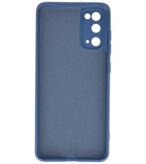 Fashion Backcover Telefoonhoesje voor Samsung Galaxy S20 - Navy