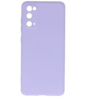 Fashion Backcover Telefoonhoesje voor Samsung Galaxy S20 - Paars