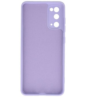 Fashion Backcover Telefoonhoesje voor Samsung Galaxy S20 - Paars