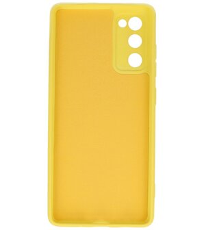 2.0mm Dikke Fashion Telefoonhoesje Backcover - Siliconen Hoesje - Samsung Galaxy S20 FE - Geel