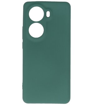 Oppo Reno 11 Hoesje Fashion Backcover Telefoonhoesje Donker Groen