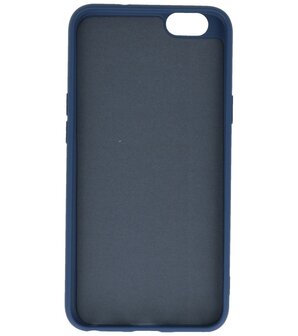 OPPO A59 4G Hoesje Fashion Backcover Telefoonhoesje Navy