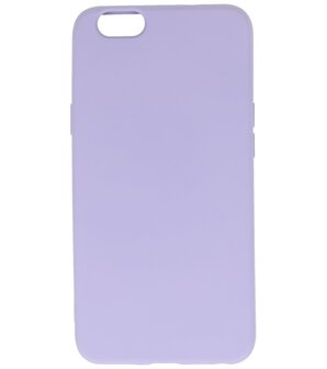 OPPO A59 4G Hoesje Fashion Backcover Telefoonhoesje Paars