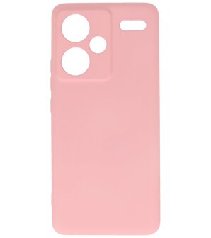 Fashion Color TPU Hoesje Xiaomi Redmi Note 13 Pro Plus Roze