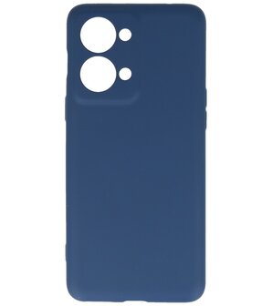 Fashion Color TPU Hoesje OnePlus Nord 2T Navy