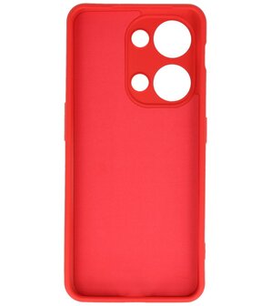 Fashion Color TPU Hoesje OnePlus Nord 3 5G Rood