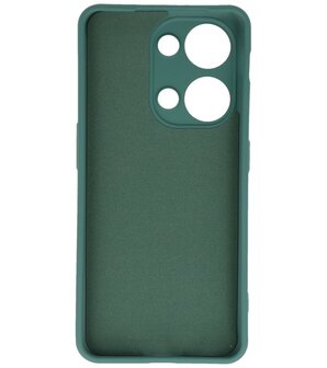 Fashion Color TPU Hoesje OnePlus Nord 3 5G Donker Groen