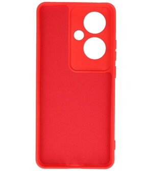 Fashion Color TPU Hoesje Oppo Reno 11F Rood