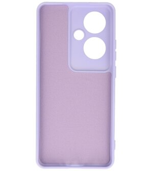 Fashion Color TPU Hoesje Oppo Reno 11F Paars