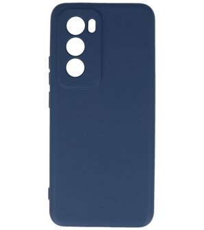 Fashion Color TPU Hoesje Oppo Reno 12 Navy