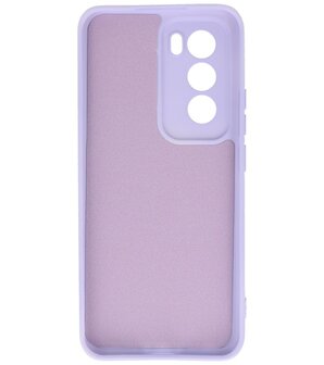 Fashion Color TPU Hoesje Oppo Reno 12 Paars