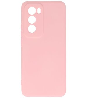 Fashion Color TPU Hoesje Oppo Reno 12 Roze