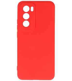 Fashion Color TPU Hoesje Oppo Reno 12 Pro 5G Rood