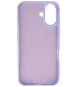 Fashion Color TPU Hoesje voor iPhone 16 Paars