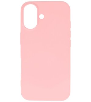 Fashion Color TPU Hoesje voor iPhone 16 Roze