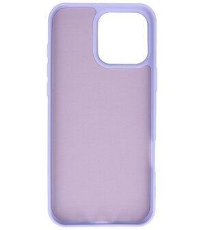 Fashion Color TPU Hoesje voor iPhone 16 Pro Paars