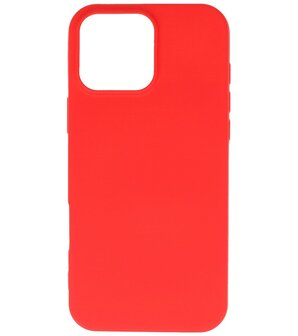 Fashion Color TPU Hoesje voor iPhone 16 Pro Max Rood