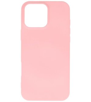 Fashion Color TPU Hoesje voor iPhone 16 Pro Max Roze